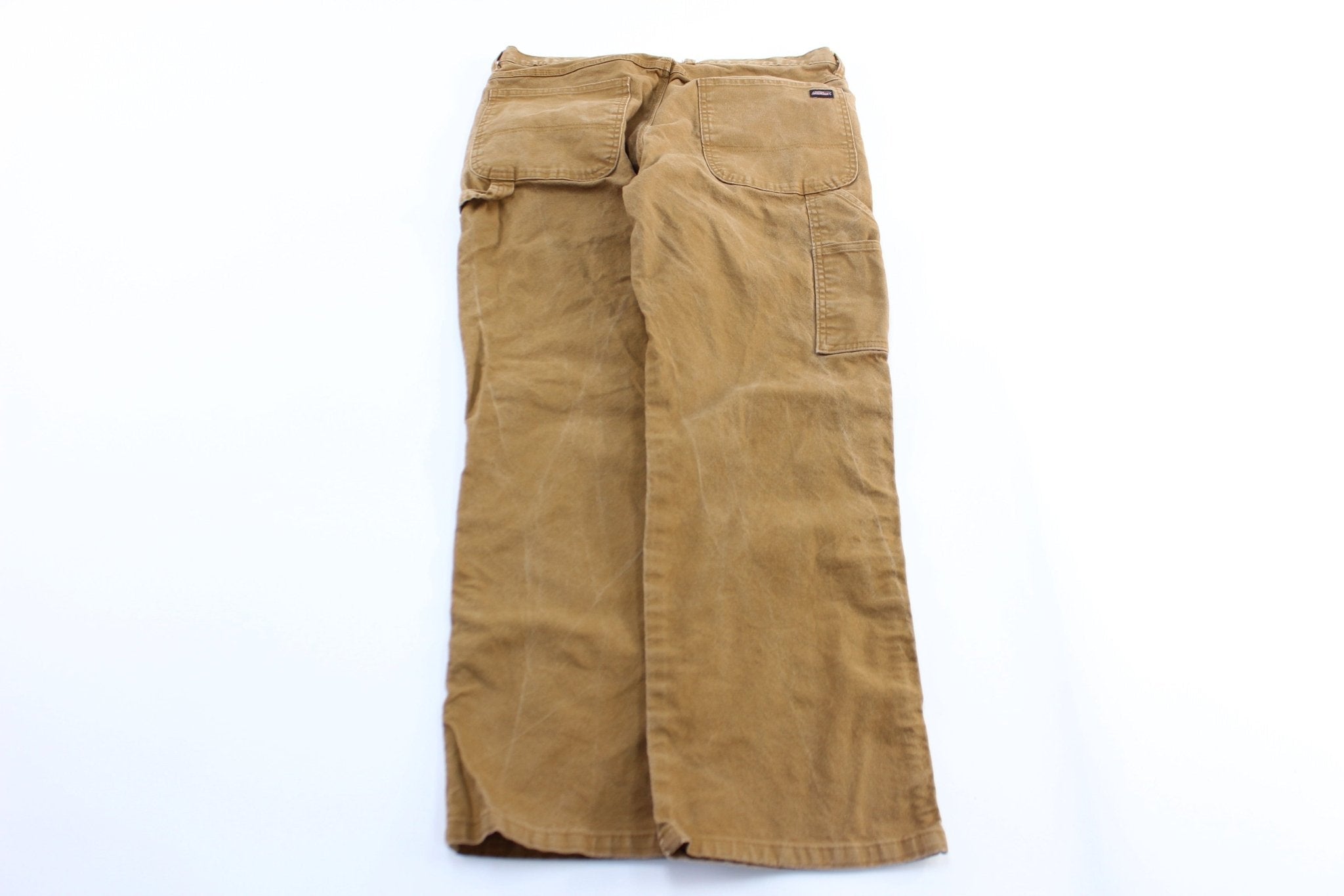 Dickie's Logo Patch Dark Khaki Carpenter Pants - Pants/Shorts - Thrifted Threads