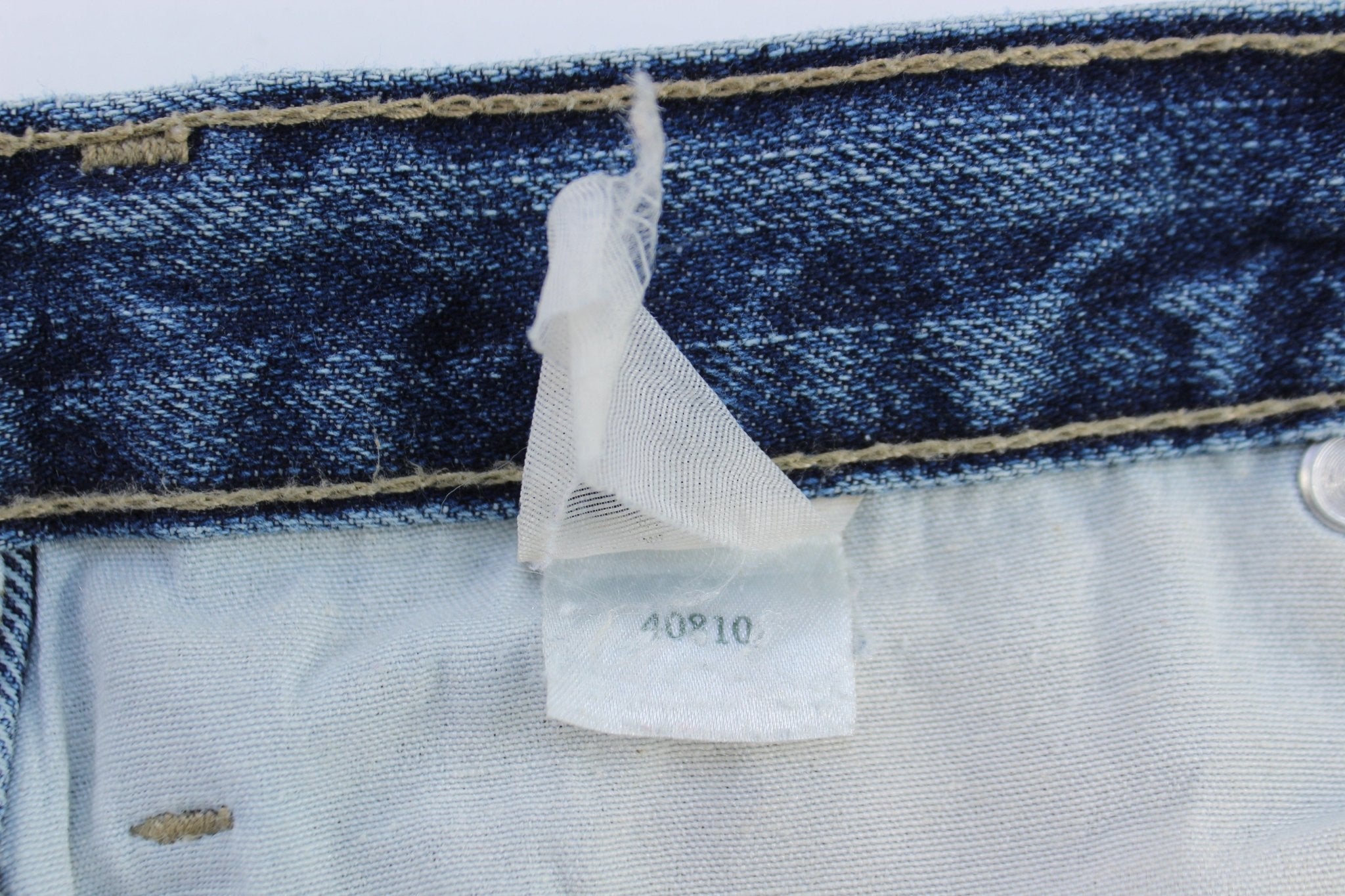 Dickie's Logo Patch Dark Wash Denim Carpenter Jeans - Pants - Thrifted Threads