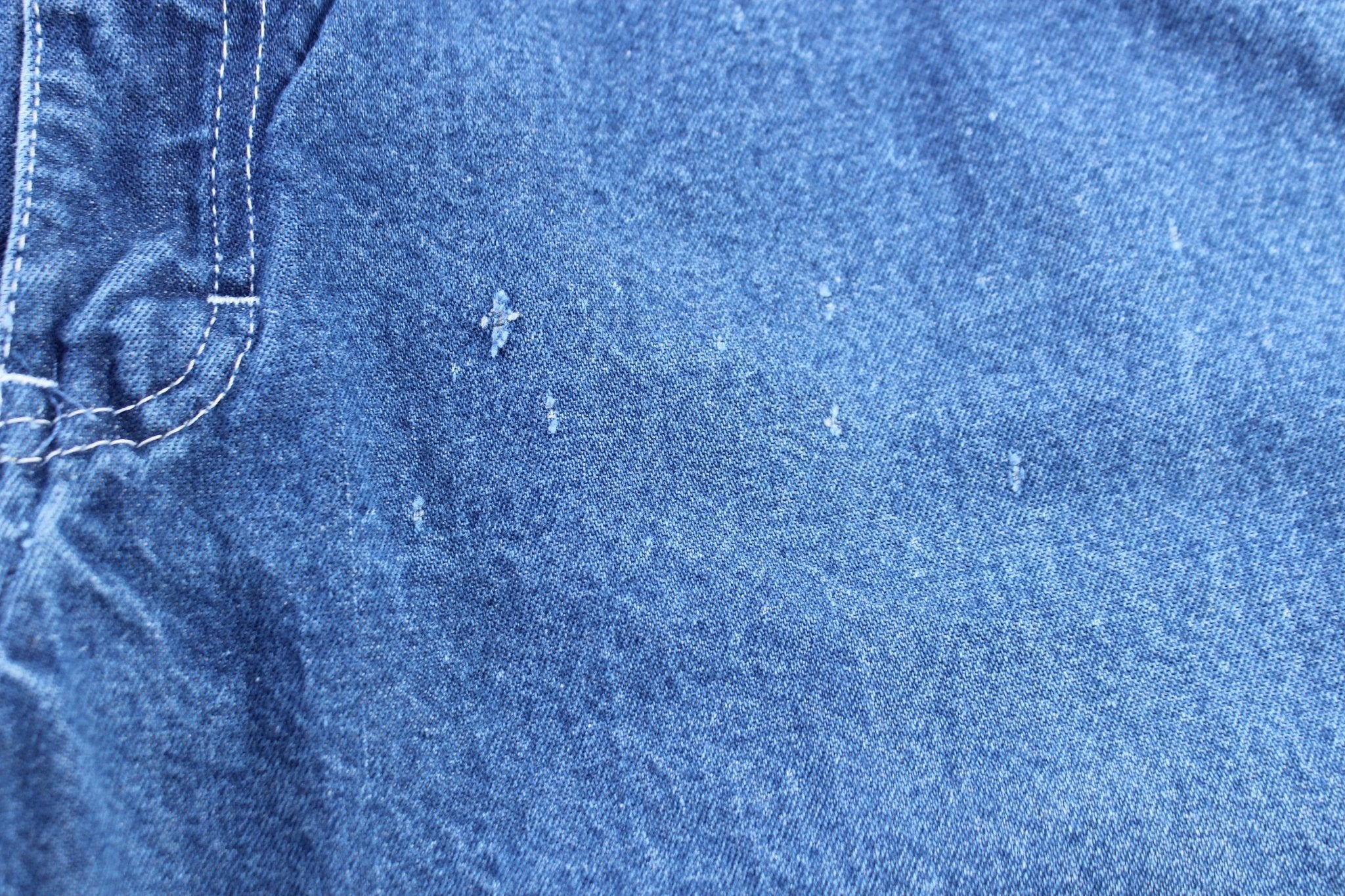 Dickie's Logo Patch Dark Wash Denim Carpenter Jeans - Pants - Thrifted Threads