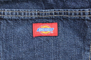 Dickie's Logo Patch Dark Wash Denim Jeans - ThriftedThreads.com