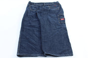 Dickie's Logo Patch Dark Wash Denim Jeans - ThriftedThreads.com