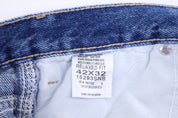 Dickies Logo Patch Dark Wash Denim Jeans - Pants - Thrifted Threads