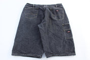 Dickie's Logo Patch Dark Wash Shorts - Pants/Shorts - Thrifted Threads