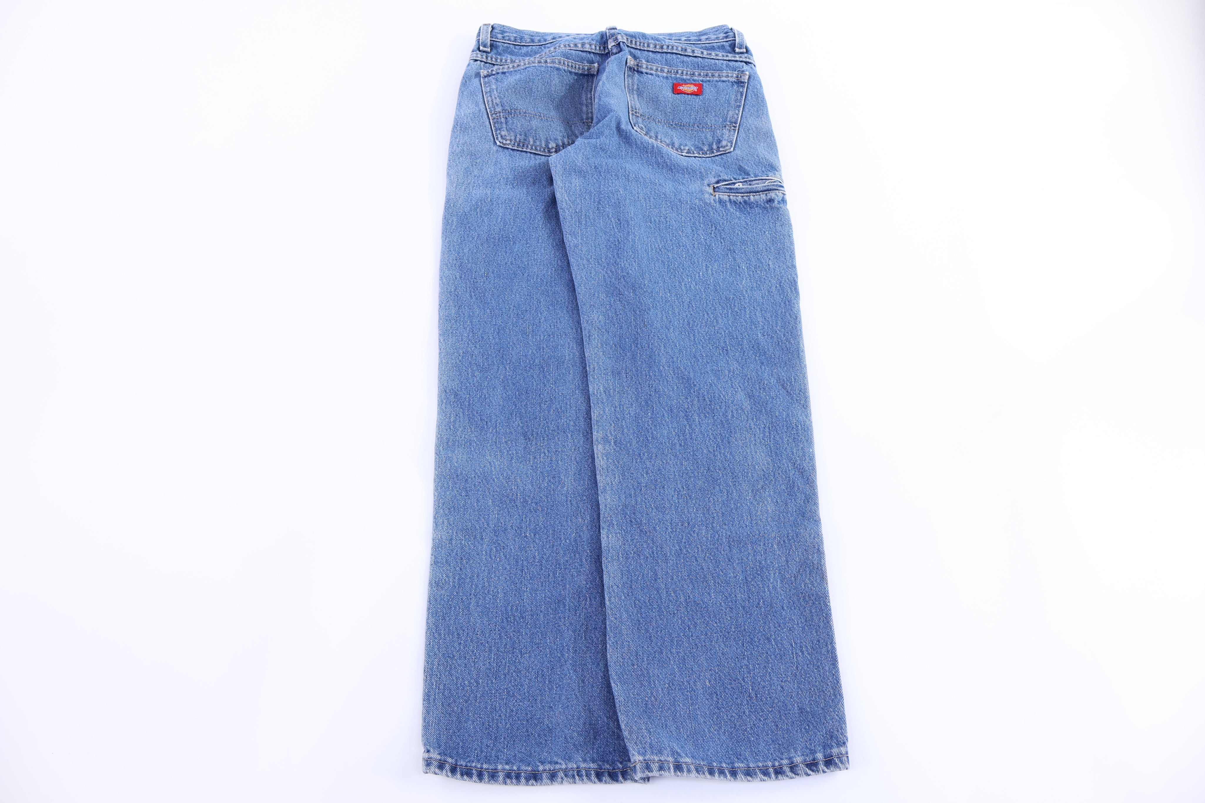 Dickies Logo Patch Double Knee Jeans - Pants - Thrifted Threads