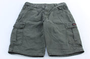 Dickie's Logo Patch Green Cargo Shorts - ThriftedThreads.com