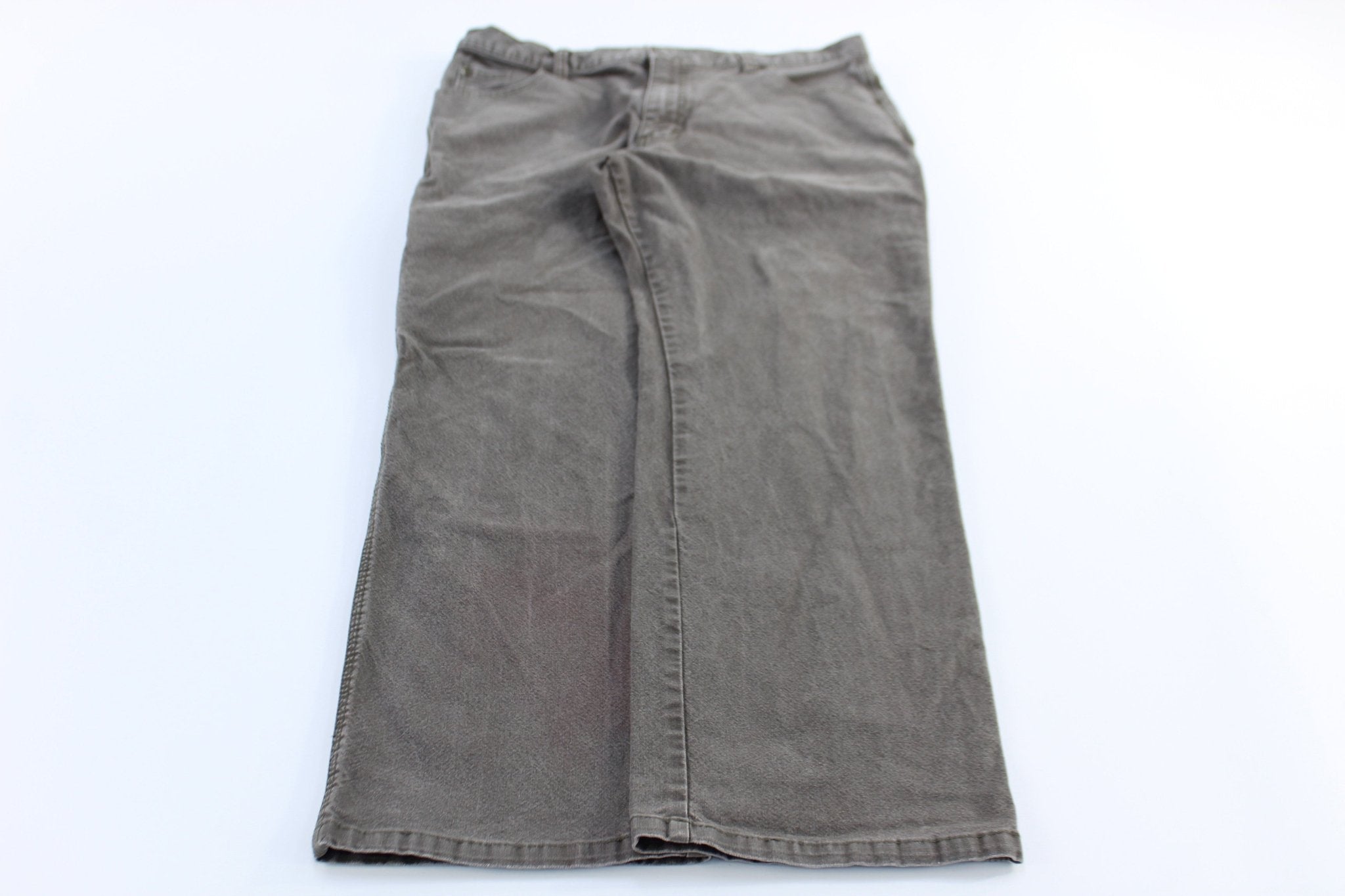 Dickie's Logo Patch Green Carpenter Pants - ThriftedThreads.com