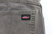 Dickie's Logo Patch Green Carpenter Pants - ThriftedThreads.com