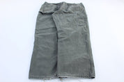 Dickie's Logo Patch Green Carpenter Pants - ThriftedThreads.com