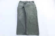 Dickies Logo Patch Green Carpenter Pants - ThriftedThreads.com