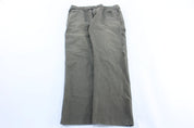 Dickie's Logo Patch Green Carpenter Pants - ThriftedThreads.com