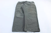 Dickie's Logo Patch Green Carpenter Pants - ThriftedThreads.com