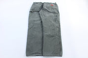 Dickies Logo Patch Green Carpenter Pants - Pants - Thrifted Threads