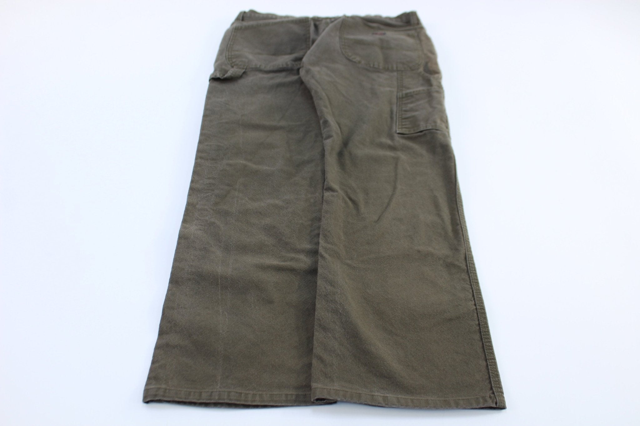 Dickie's Logo Patch Green Carpenter Pants - Pants - Thrifted Threads