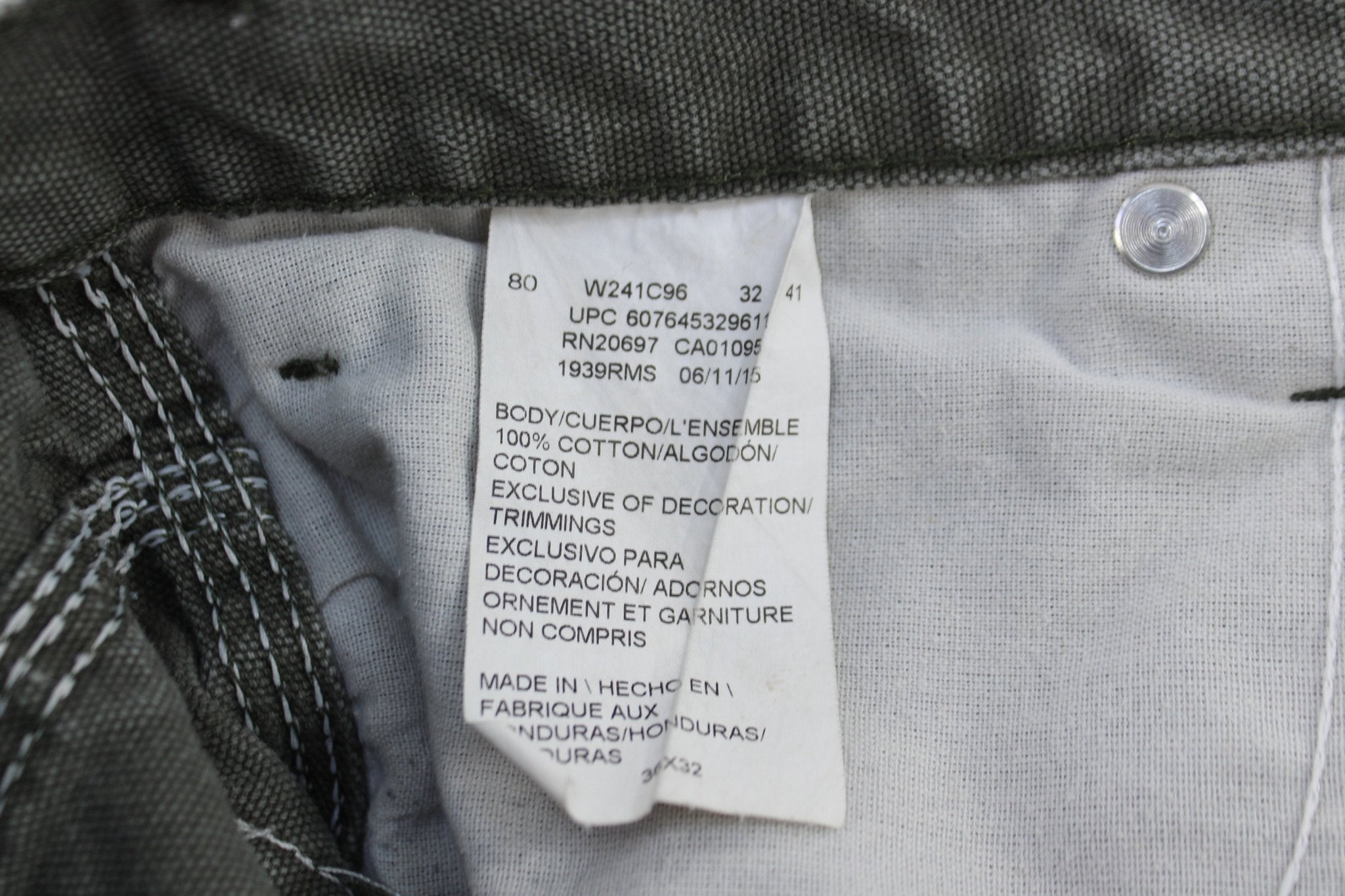 Dickies Logo Patch Green Carpenter Pants - Pants/Shorts - Thrifted Threads