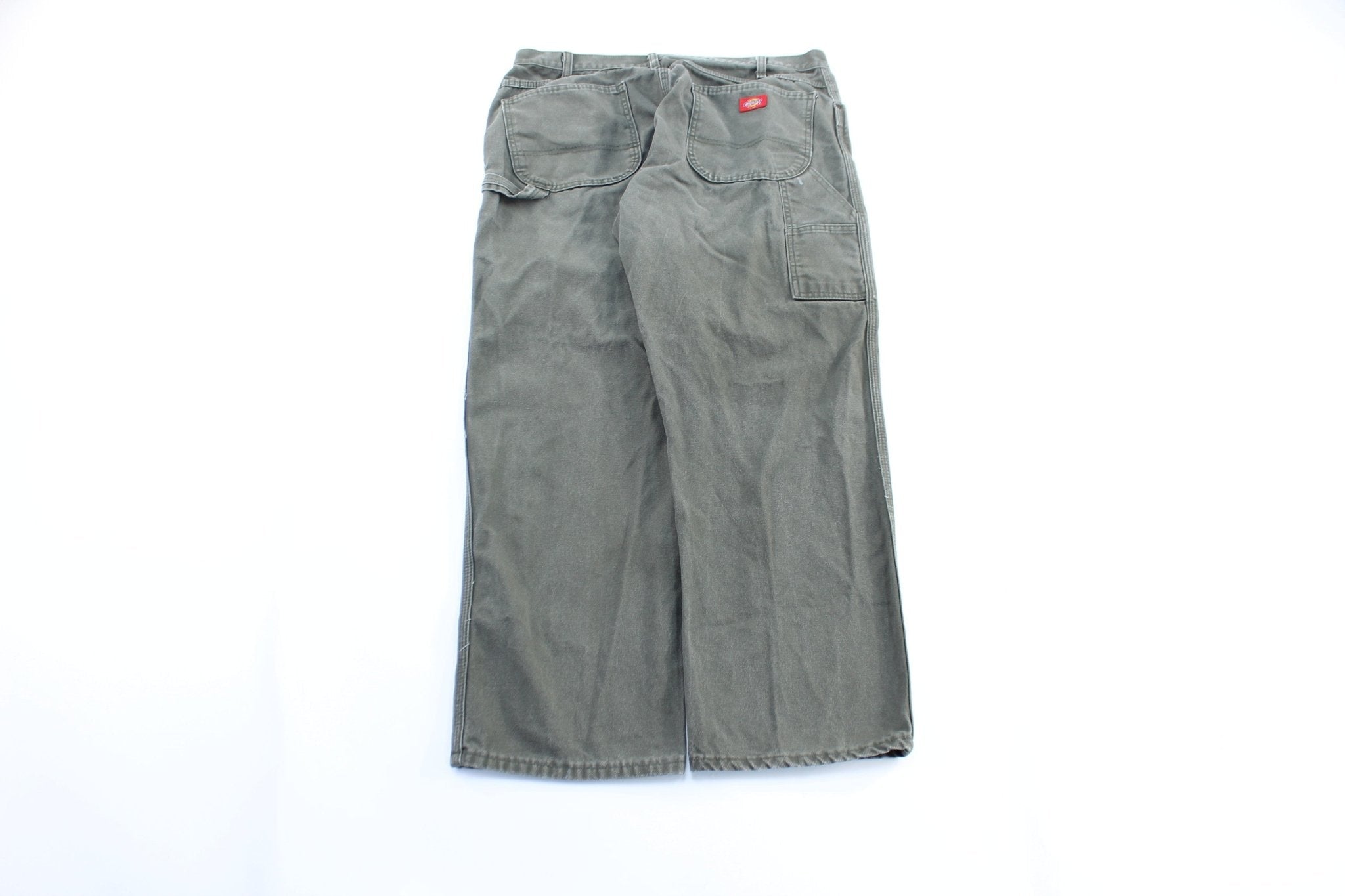 Dickie's Logo Patch Green Carpenter Pants - Pants/Shorts - Thrifted Threads