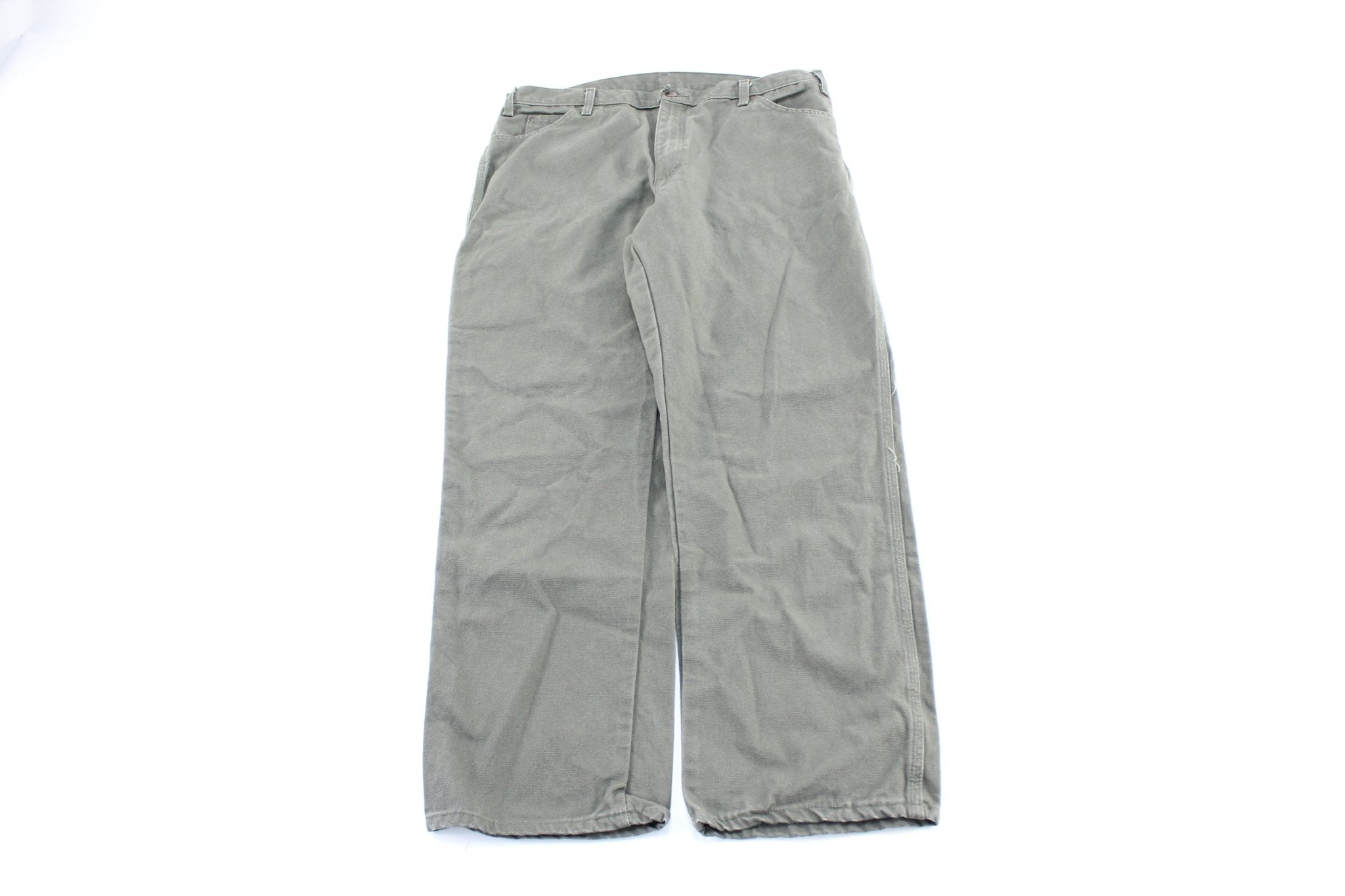 Dickie's Logo Patch Green Carpenter Pants - Pants/Shorts - Thrifted Threads