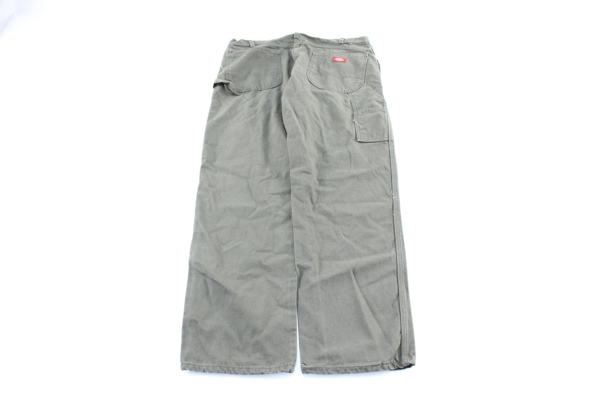 Dickie's Logo Patch Green Carpenter Pants - Pants/Shorts - Thrifted Threads