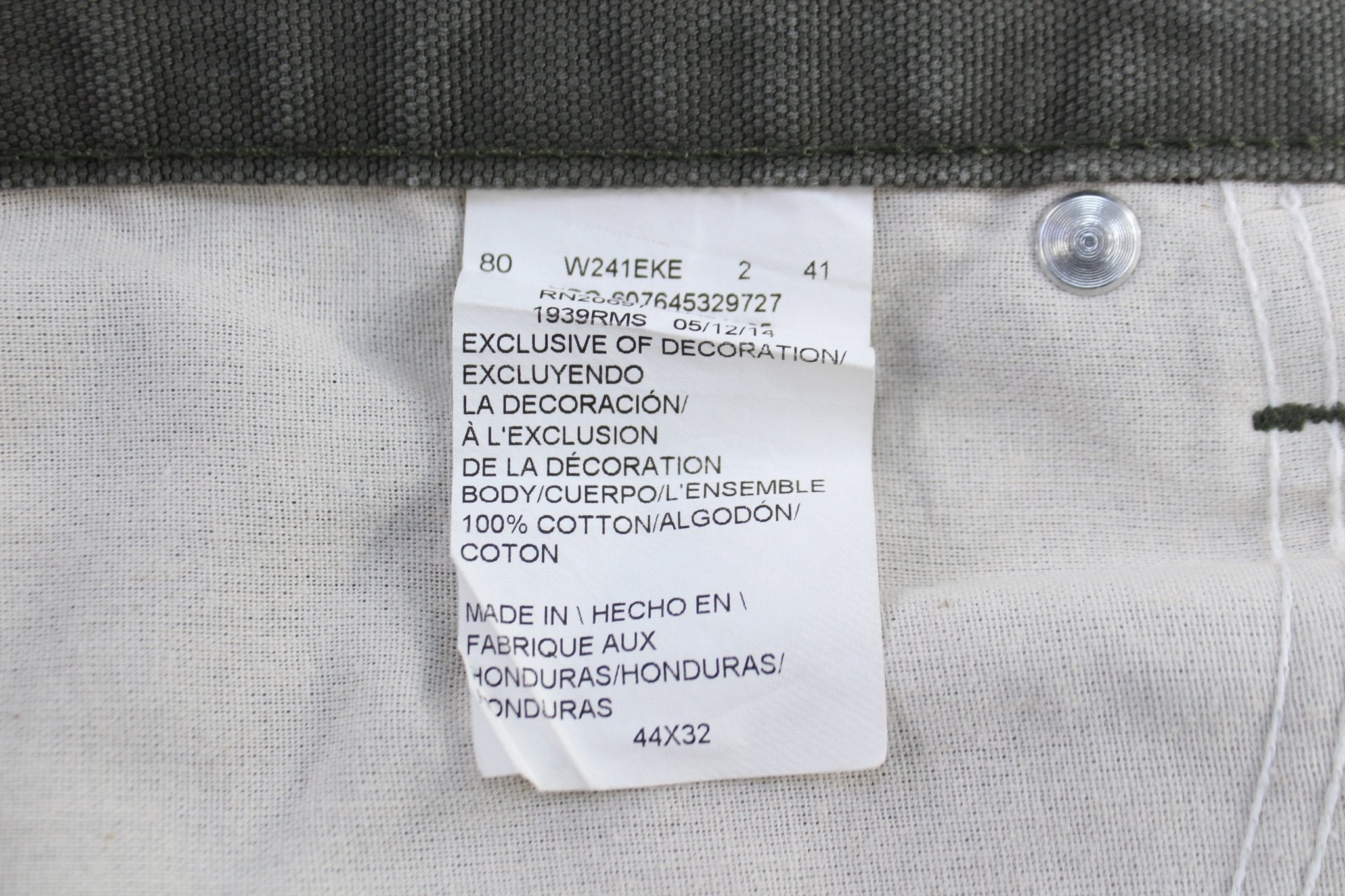 Dickie's Logo Patch Green Carpenter Pants - Pants/Shorts - Thrifted Threads