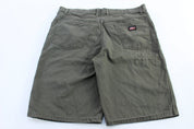 Dickie's Logo Patch Green Carpenter Shorts - Pants/Shorts - Thrifted Threads