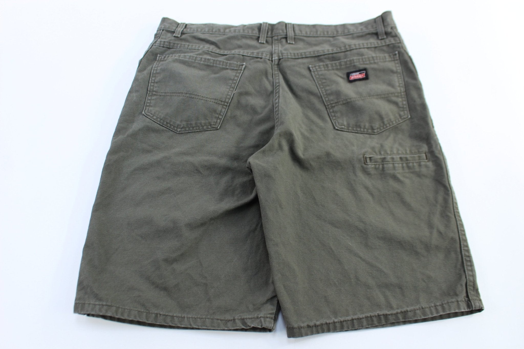Dickie's Logo Patch Green Carpenter Shorts - Pants/Shorts - Thrifted Threads