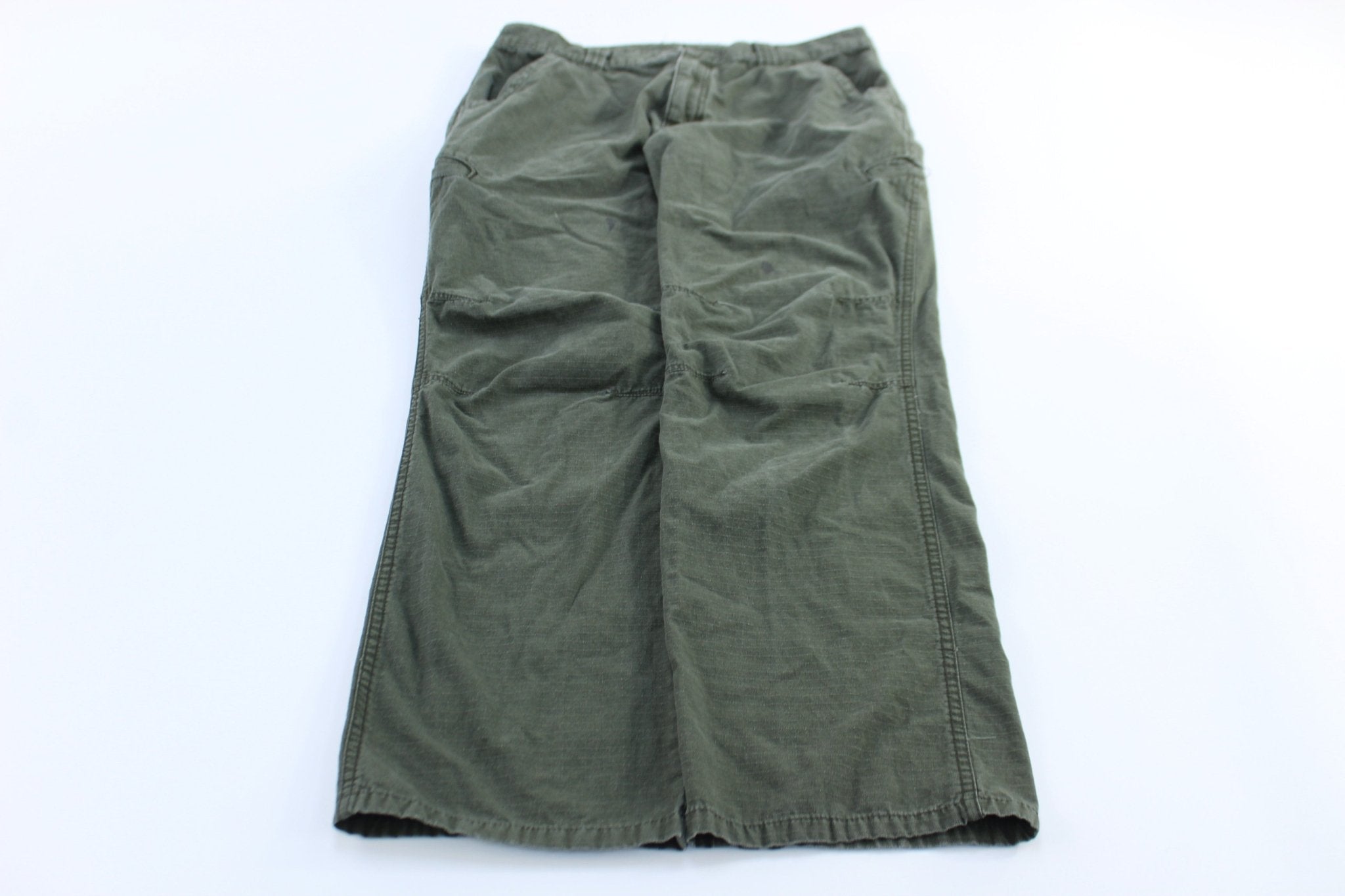 Dickie's Logo Patch Green Pants - ThriftedThreads.com