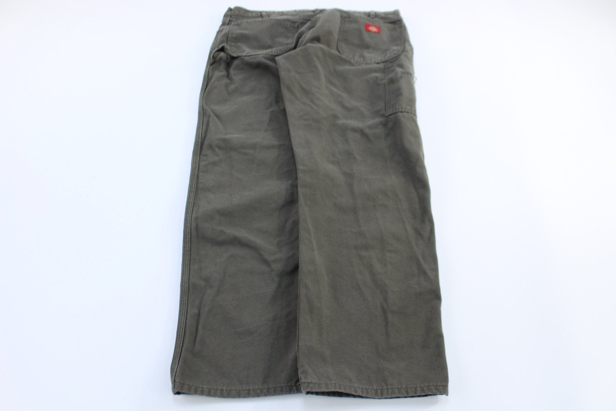 Dickies Logo Patch Green Pants - Pants - Thrifted Threads