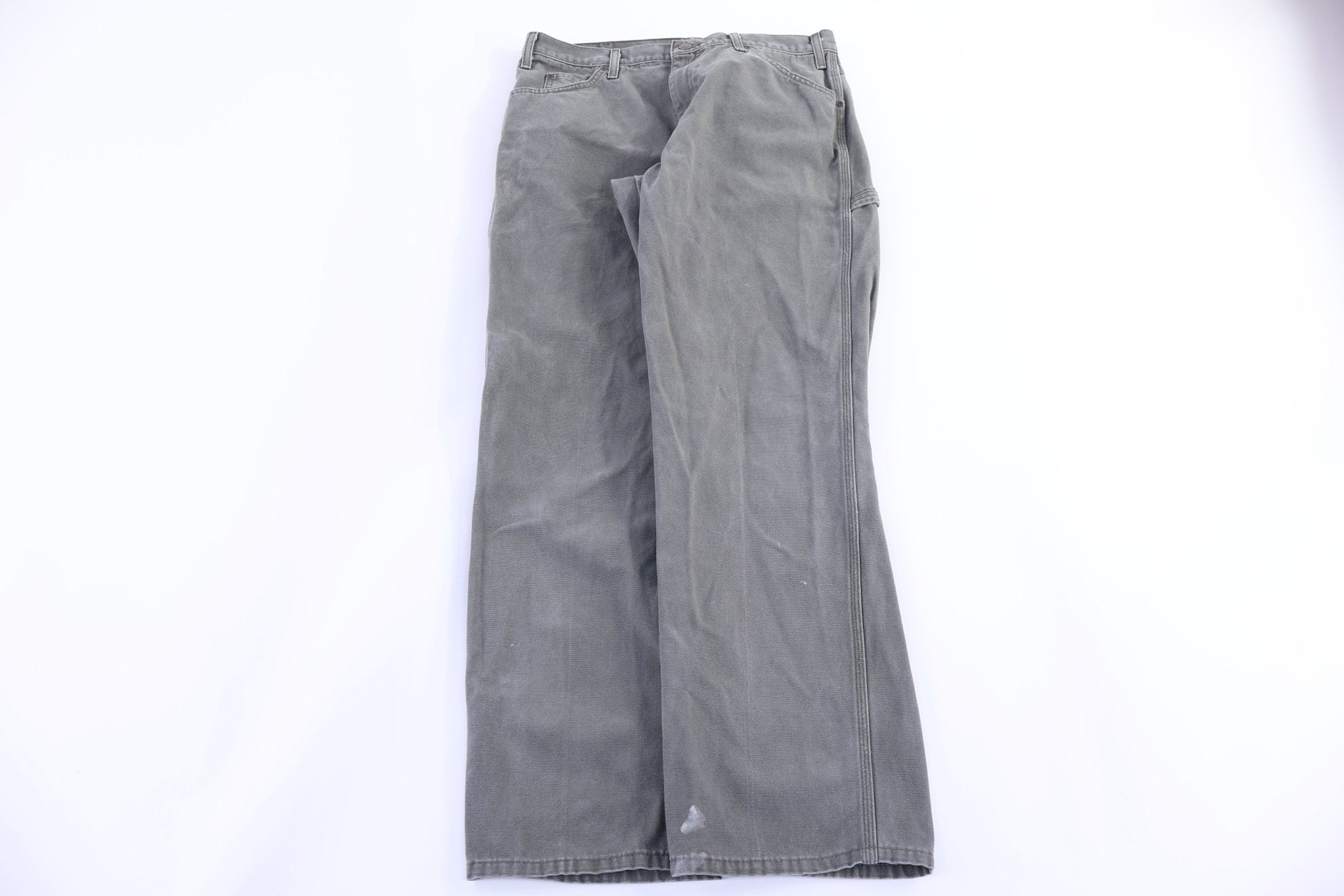 Dickies Logo Patch Green Pants - Pants - Thrifted Threads