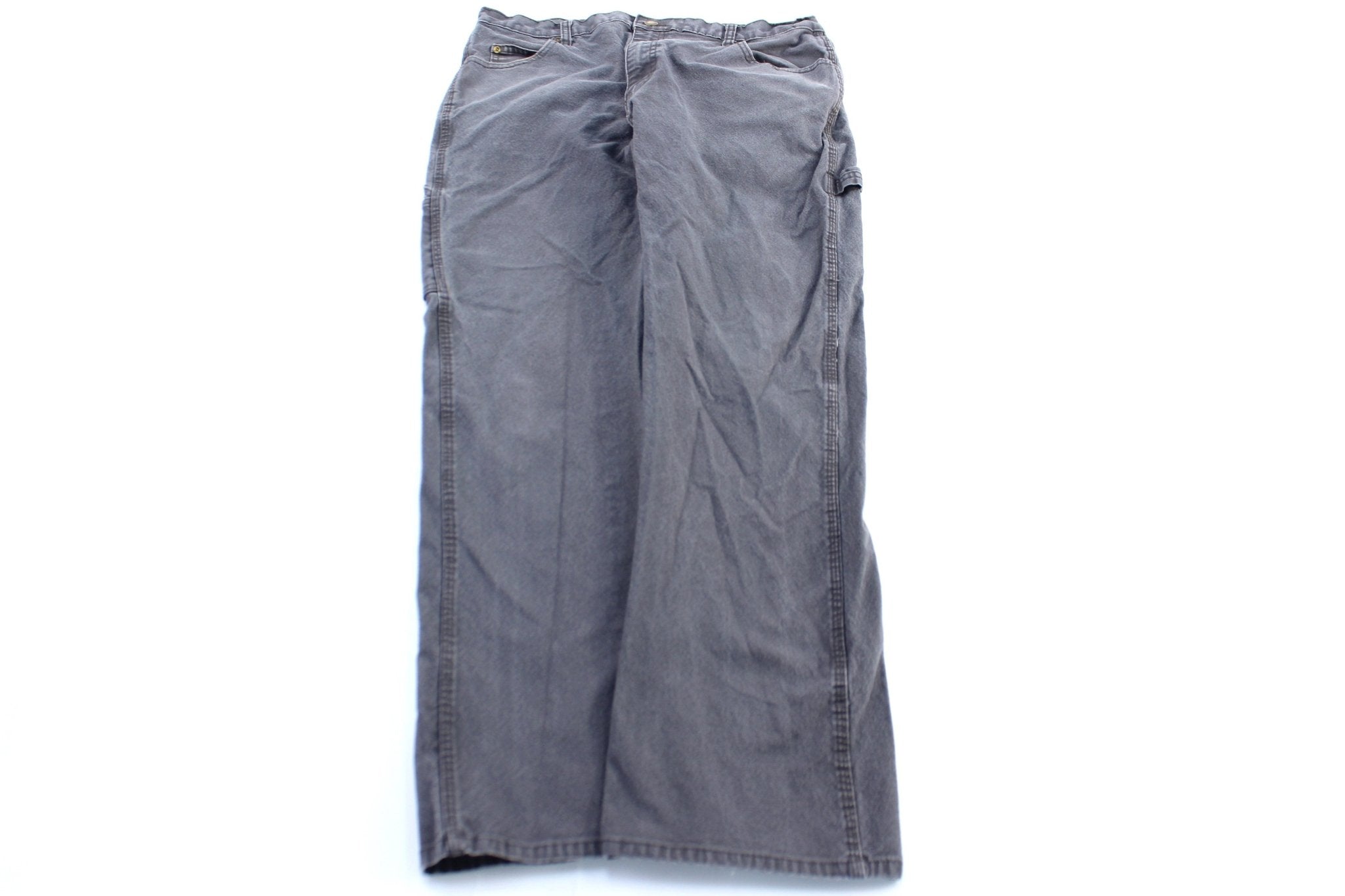 Dickie's Logo Patch Grey Carpenter Pants - ThriftedThreads.com