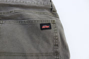 Dickie's Logo Patch Grey Carpenter Pants - ThriftedThreads.com