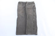 Dickie's Logo Patch Grey Carpenter Pants - ThriftedThreads.com