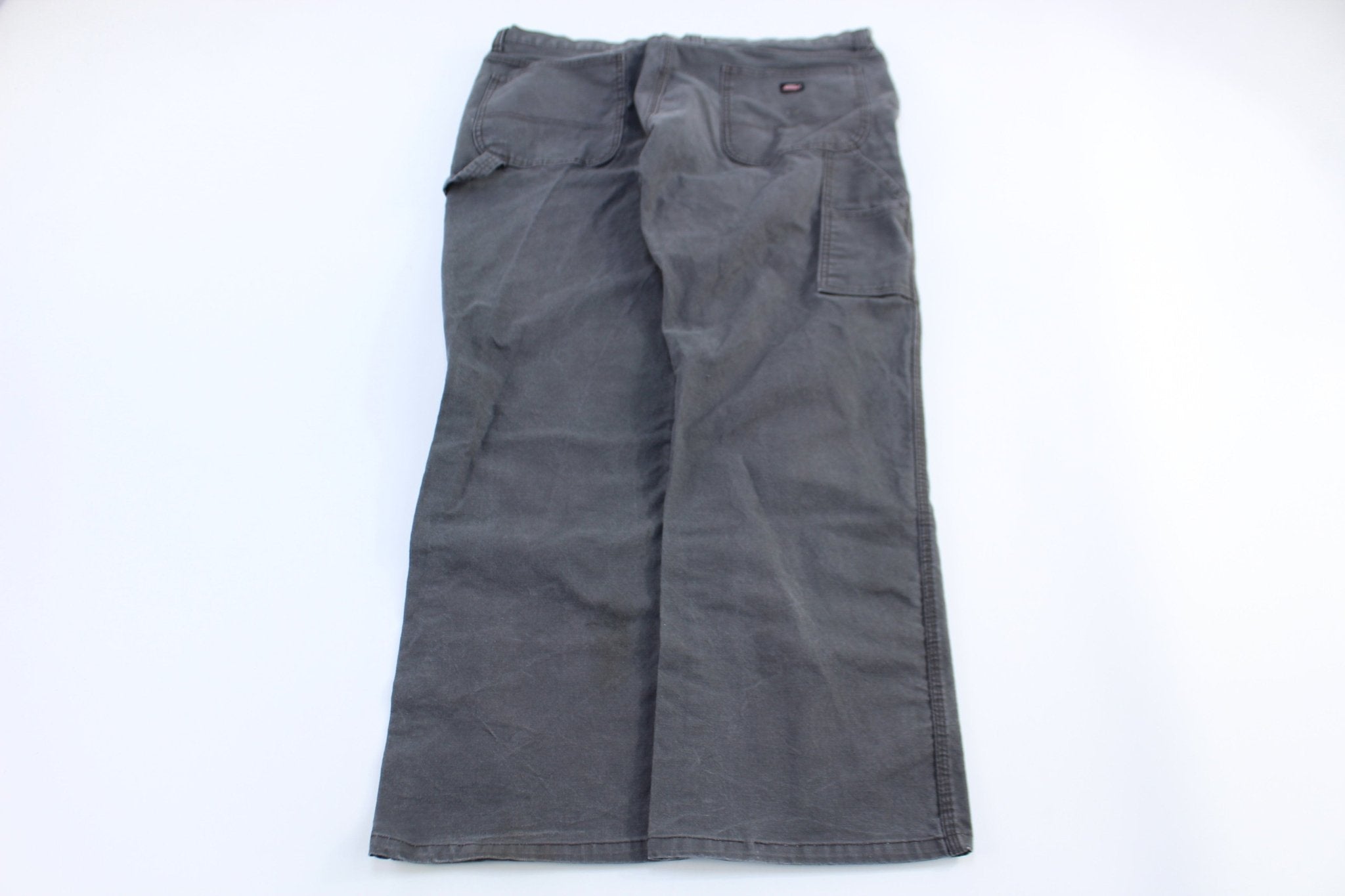 Dickie's Logo Patch Grey Carpenter Pants - Pants - Thrifted Threads