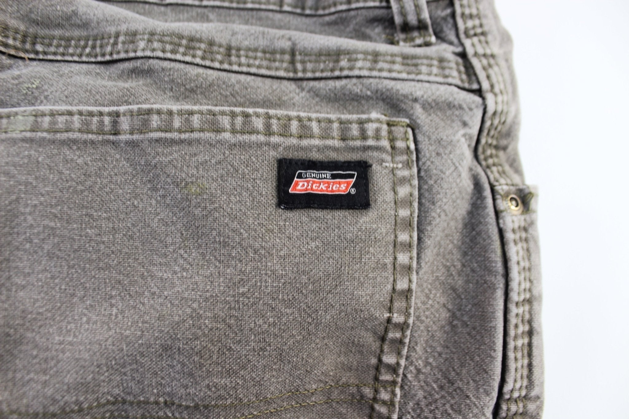 Dickie's Logo Patch Grey Carpenter Pants - Pants/Shorts - Thrifted Threads
