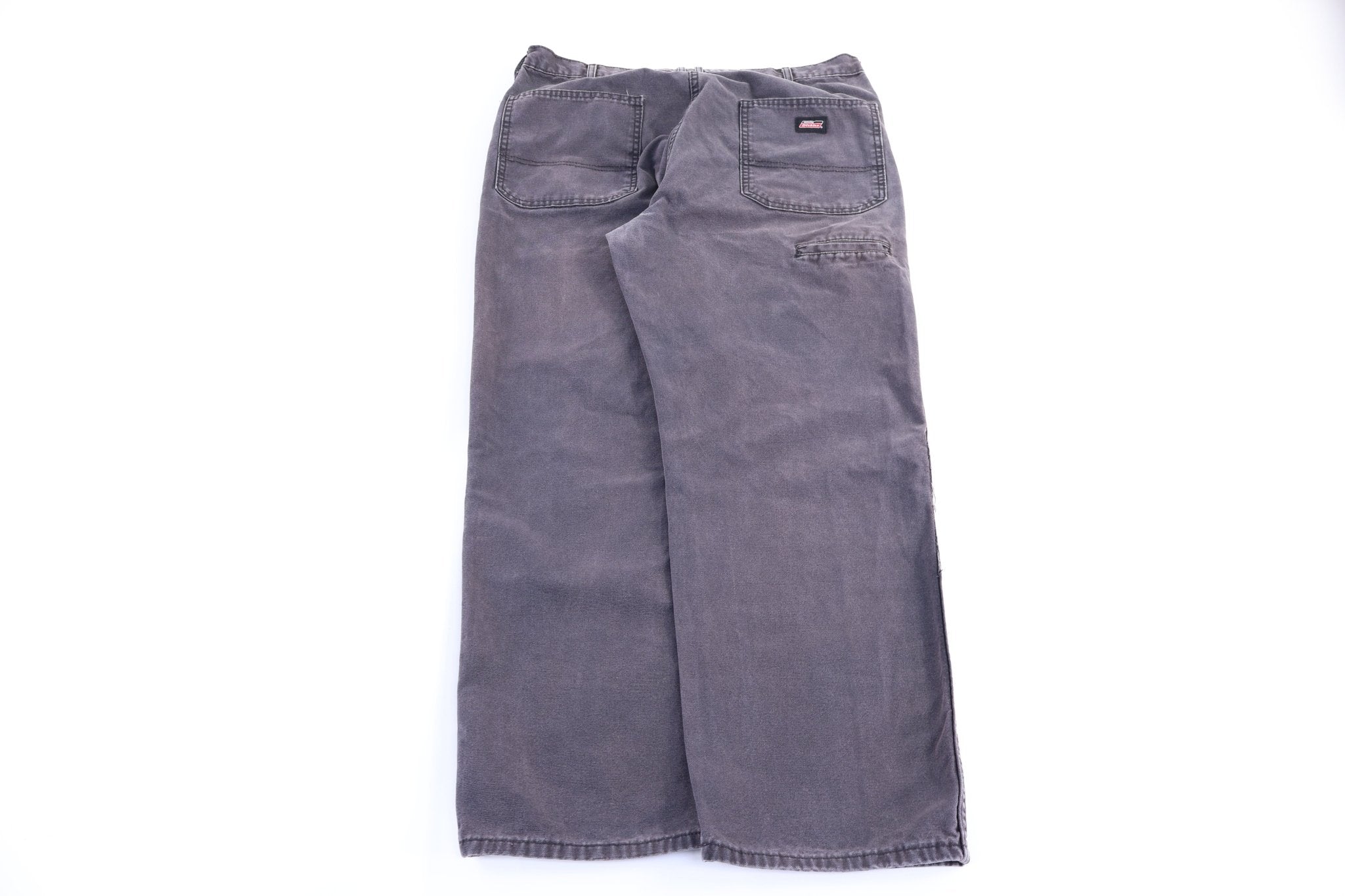 Dickies Logo Patch Grey Carpenter Pants - Pants/Shorts - Thrifted Threads