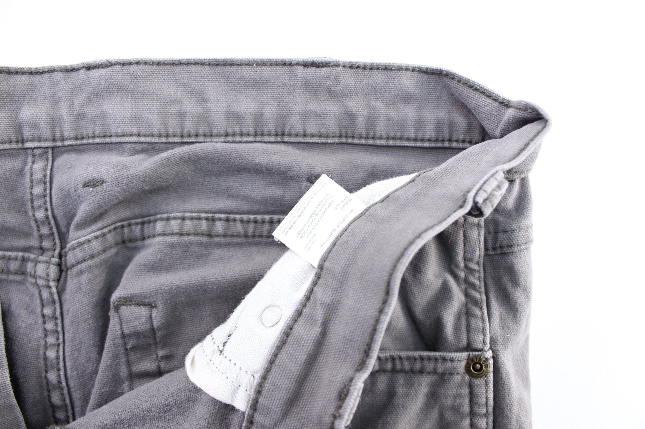 Dickie's Logo Patch Grey Carpenter Shorts - ThriftedThreads.com