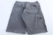 Dickie's Logo Patch Grey Carpenter Shorts - ThriftedThreads.com