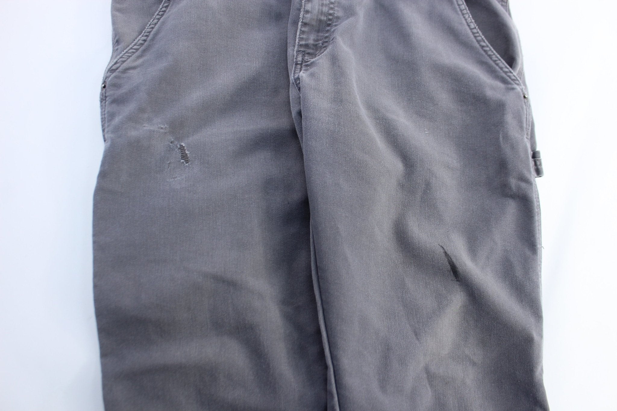 Dickie's Logo Patch Grey Pants - ThriftedThreads.com