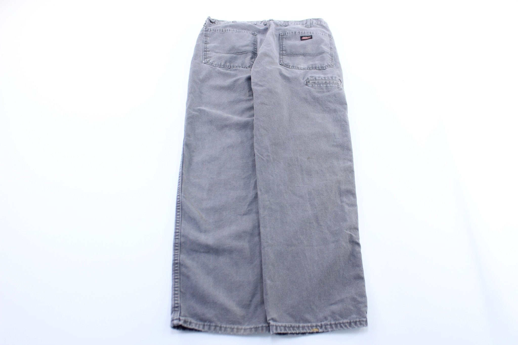 Dickie's Logo Patch Grey Pants - Pants/Shorts - Thrifted Threads
