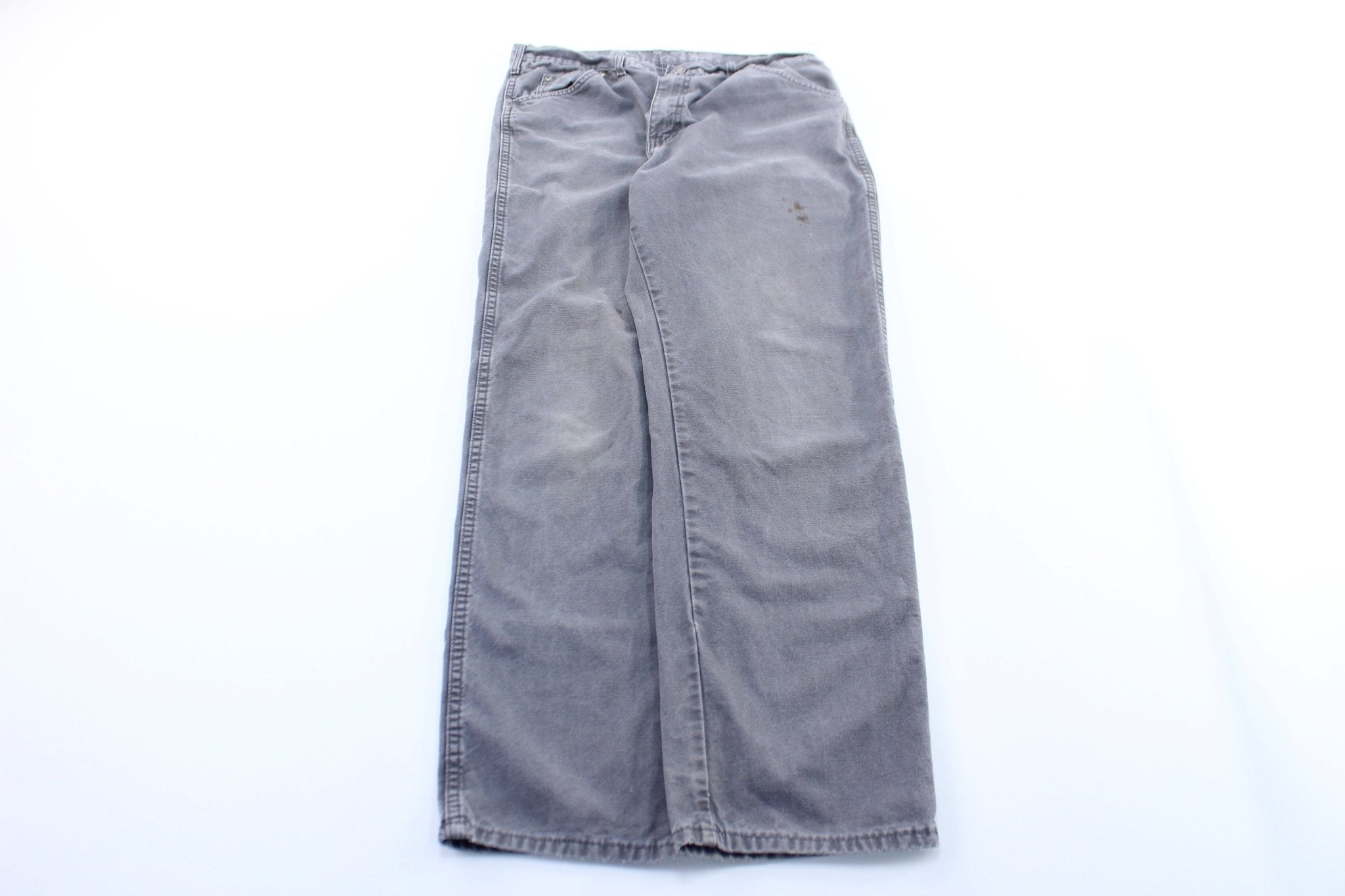 Dickie's Logo Patch Grey Pants - Pants/Shorts - Thrifted Threads