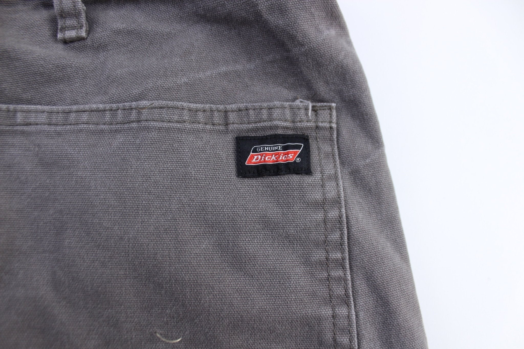 Dickie's Logo Patch Grey Pants - Pants/Shorts - Thrifted Threads