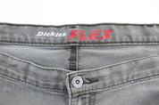 Dickie's Logo Patch Grey Workwear Pants - ThriftedThreads.com