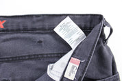 Dickie's Logo Patch Grey Workwear Pants - ThriftedThreads.com