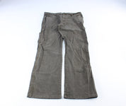 Dickie's Logo Patch Grey Workwear Pants - ThriftedThreads.com