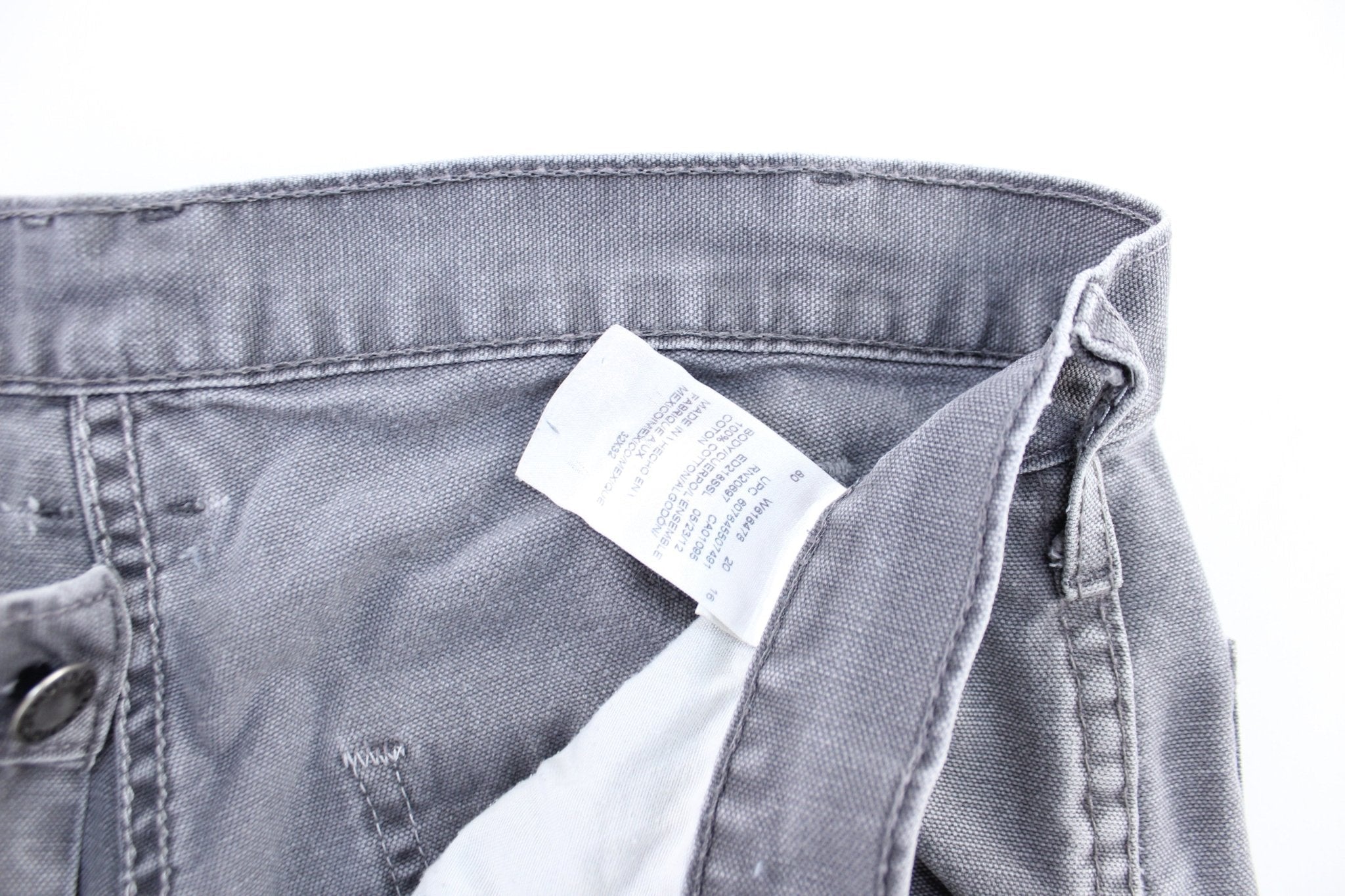 Dickie's Logo Patch Grey Workwear Pants - Pants/Shorts - Thrifted Threads