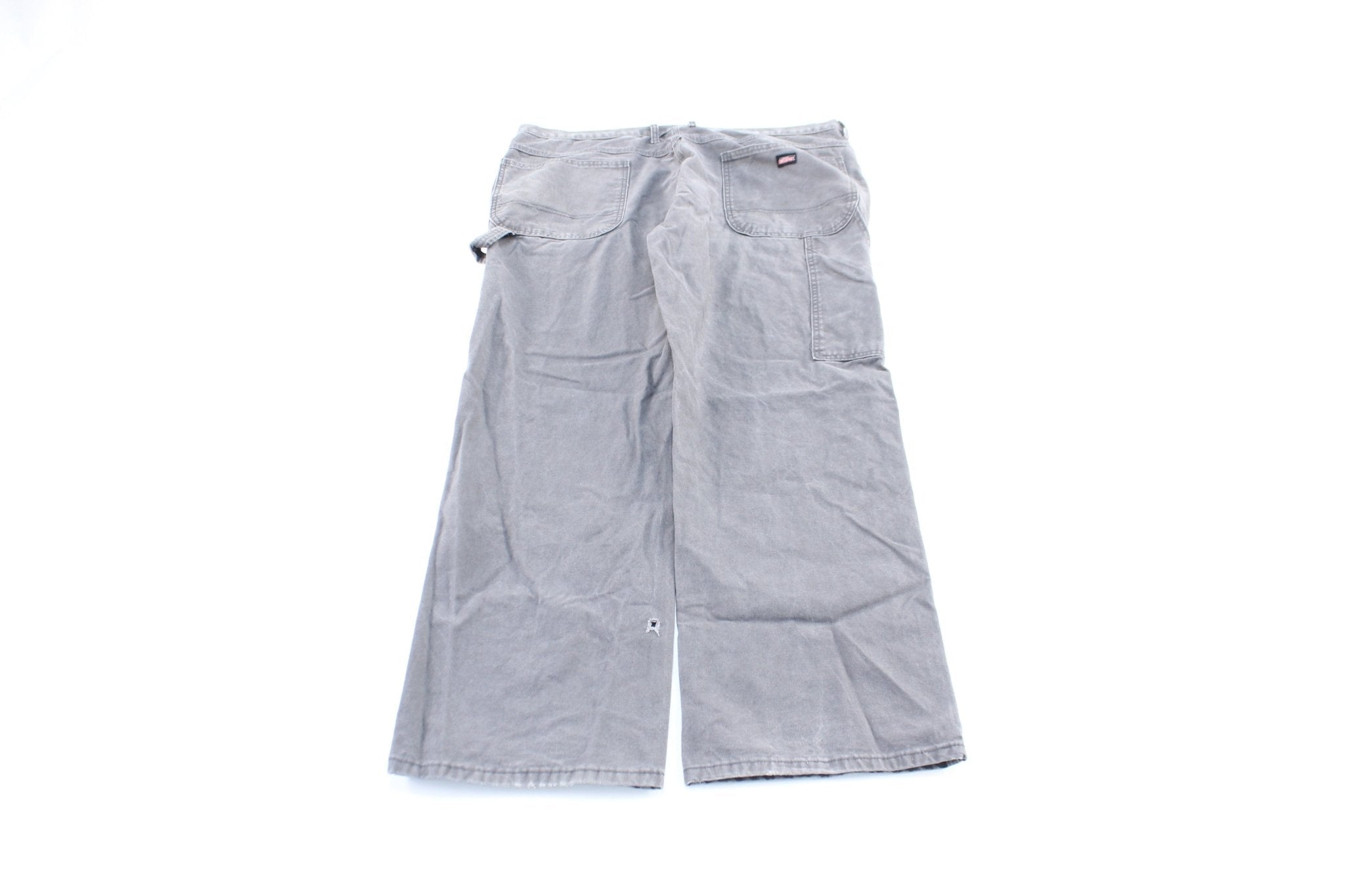 Dickie's Logo Patch Grey Workwear Pants - Pants/Shorts - Thrifted Threads