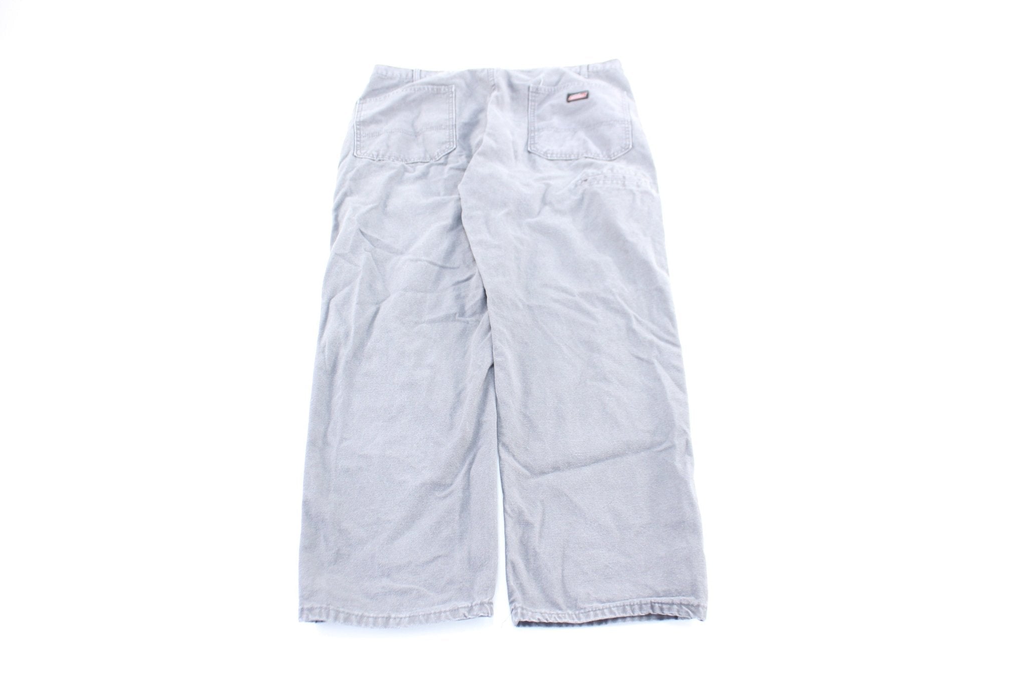 Dickie's Logo Patch Grey Workwear Pants - Pants/Shorts - Thrifted Threads