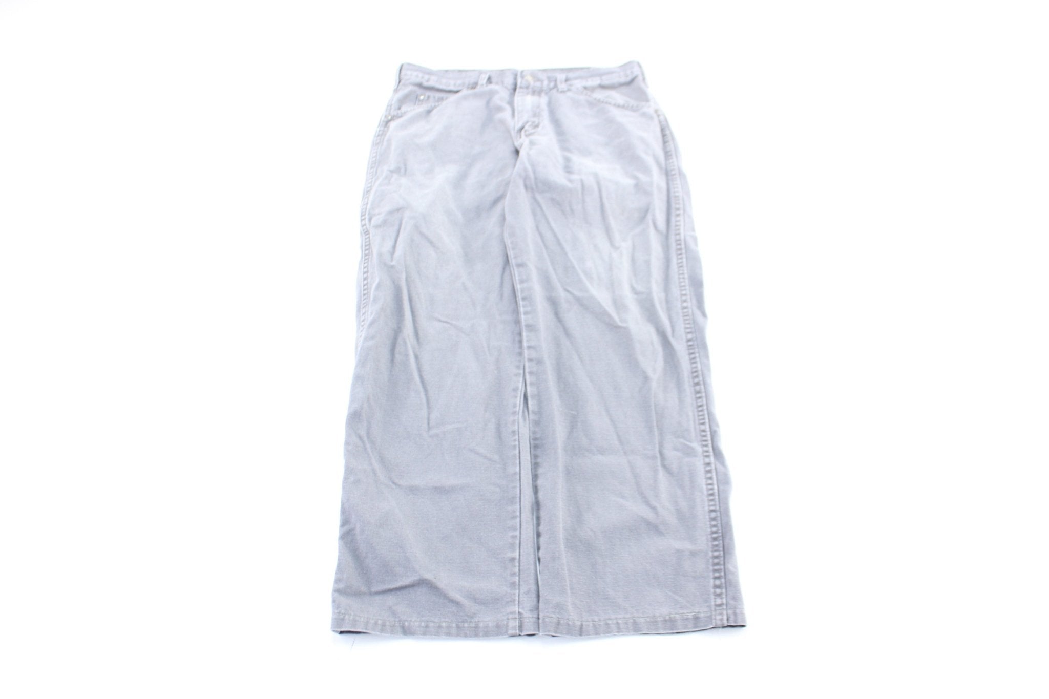 Dickie's Logo Patch Grey Workwear Pants - Pants/Shorts - Thrifted Threads