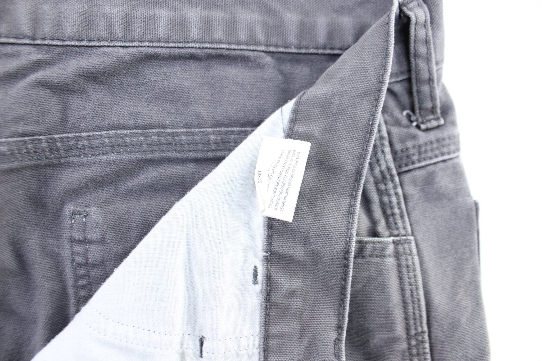 Dickie's Logo Patch Grey Workwear Pants - Pants/Shorts - Thrifted Threads