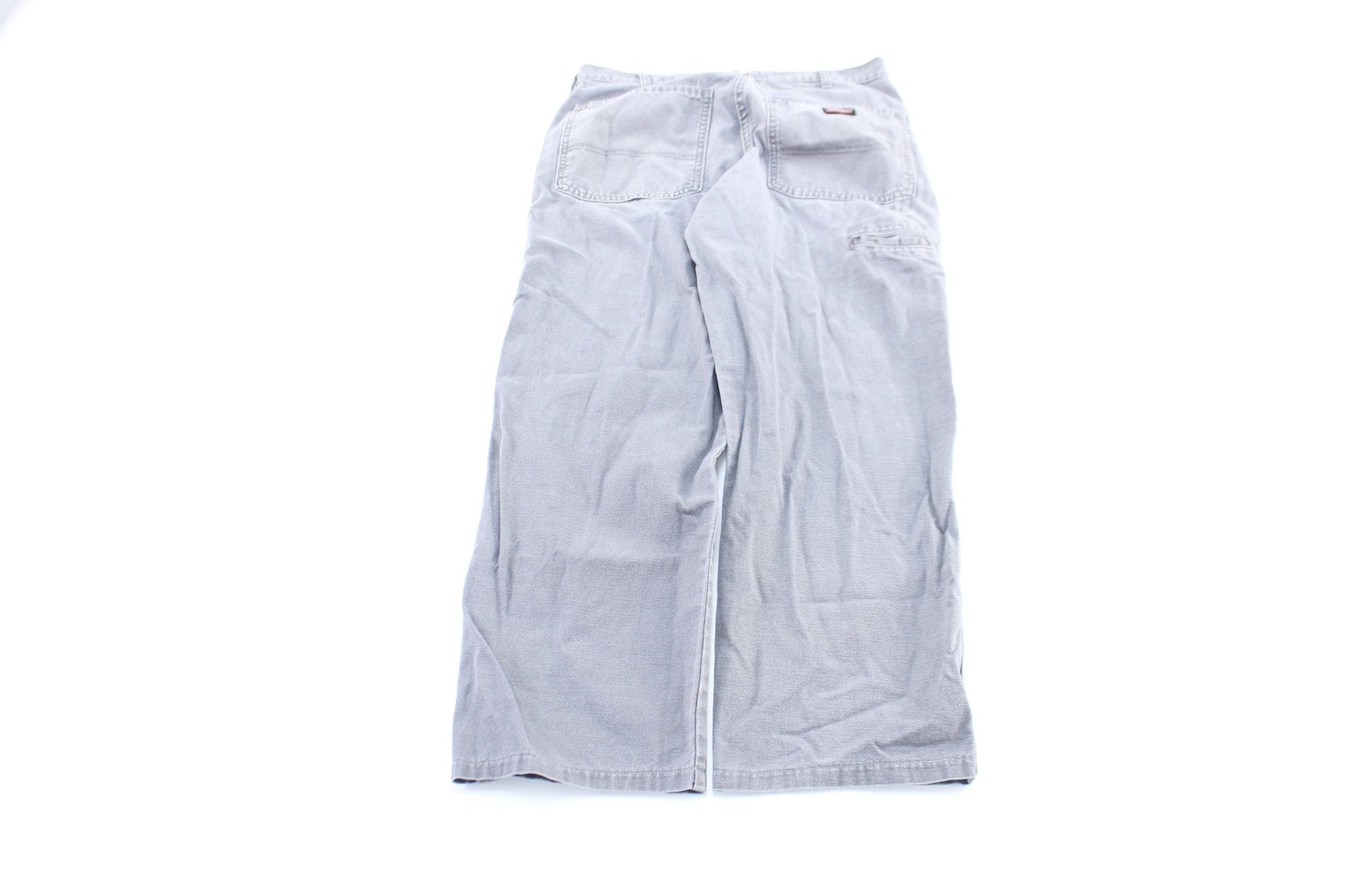 Dickie's Logo Patch Grey Workwear Pants - Pants/Shorts - Thrifted Threads