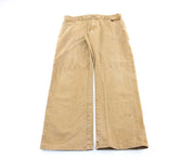 Dickie's Logo Patch Khaki Workwear Pants - ThriftedThreads.com