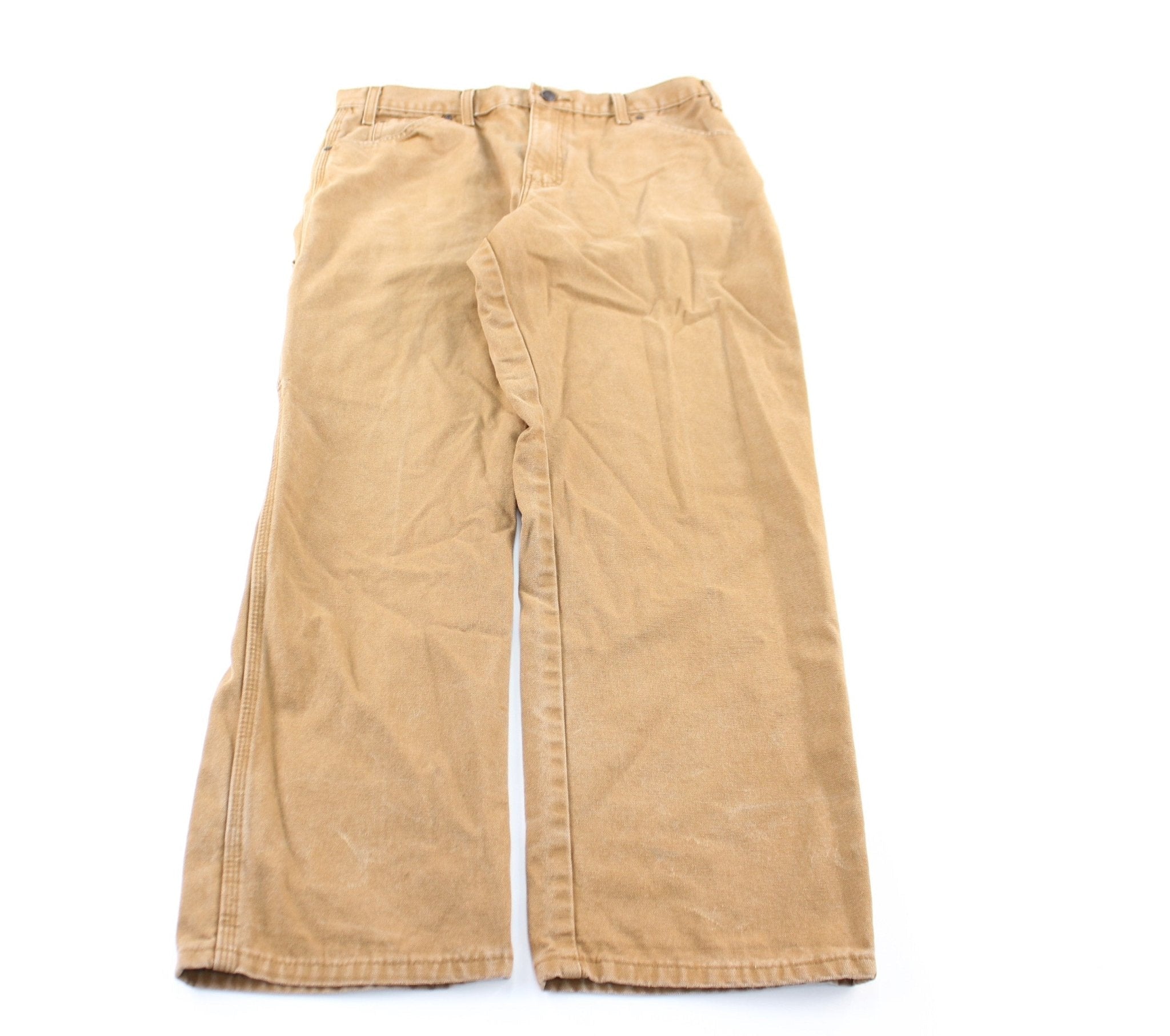 Dickie's Logo Patch Khaki Workwear Pants - Pants/Shorts - Thrifted Threads